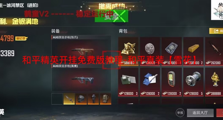 和平精英开挂免费版教程-和平直装【雪花】